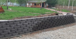 Установка подпорной стенки в Большой Камне: качество и цена от 2789 руб.