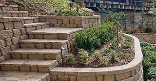 Установка подпорных стенок из блоков в Большой Камне от 3549 руб. - ТротуарнаяПлитка